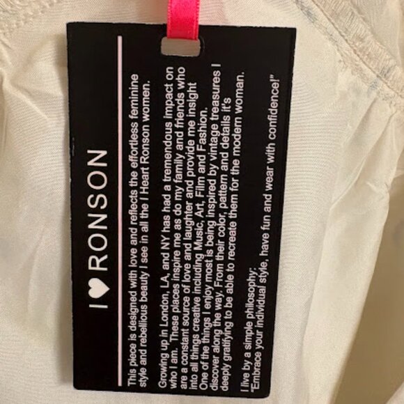 NWT I Heart Ronson Floral Babydoll Dress - Size 8 - Picture 5 of 5
